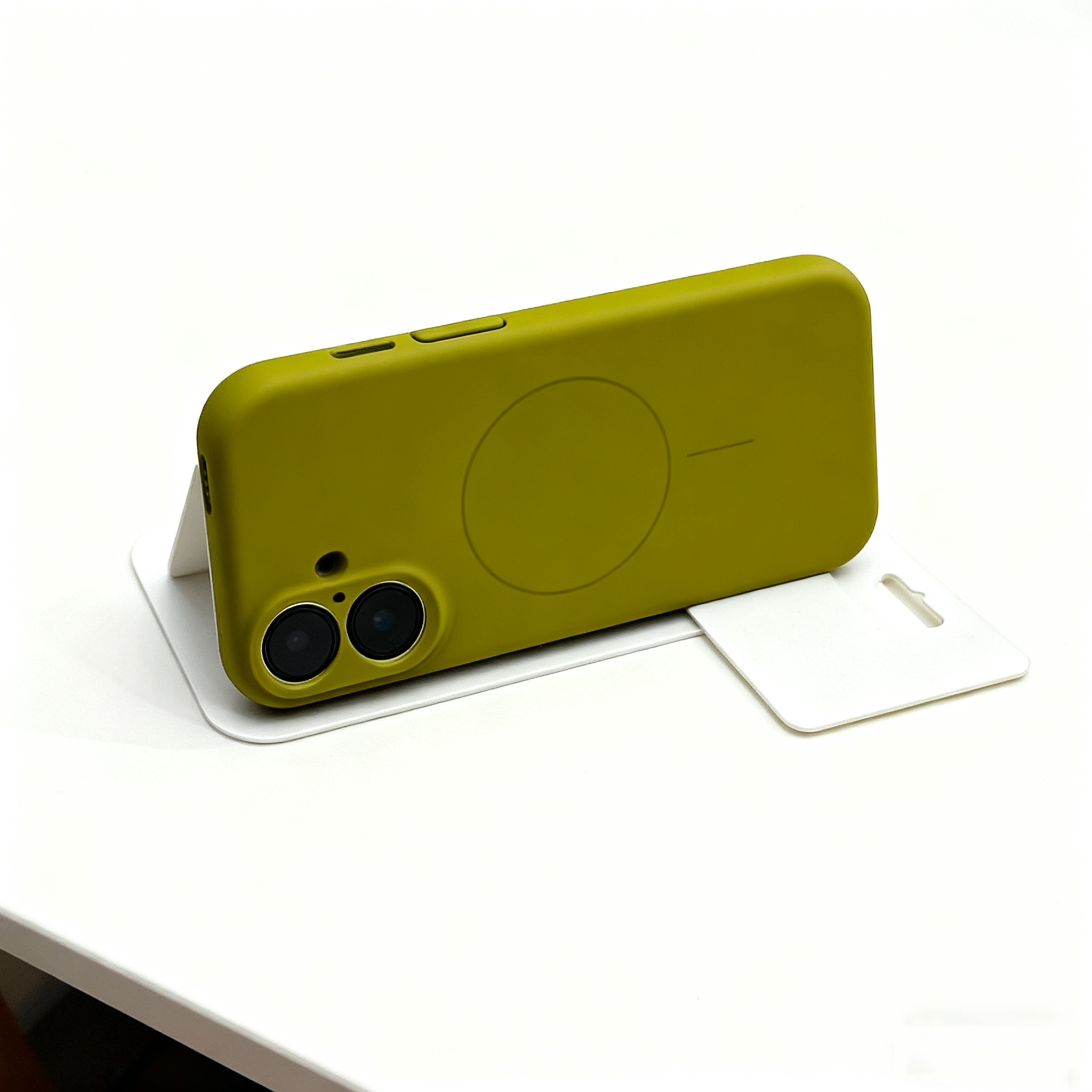 EDC iPhone 16/16 Pro/16 Pro Max Case - Cardamom Green Premium Liquid Silicone MagSafe Compatible with Full Camera Protection