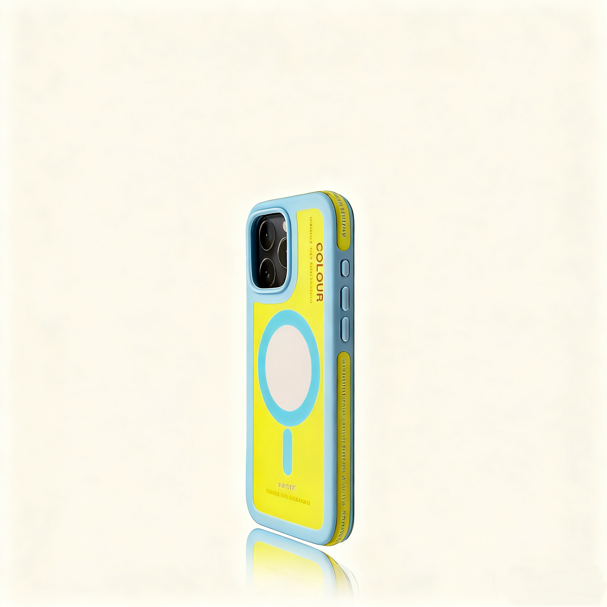EDC iPhone 17 Case - Black Frame & Apple Green Shockproof New Dopamine Style with Fun English Prints