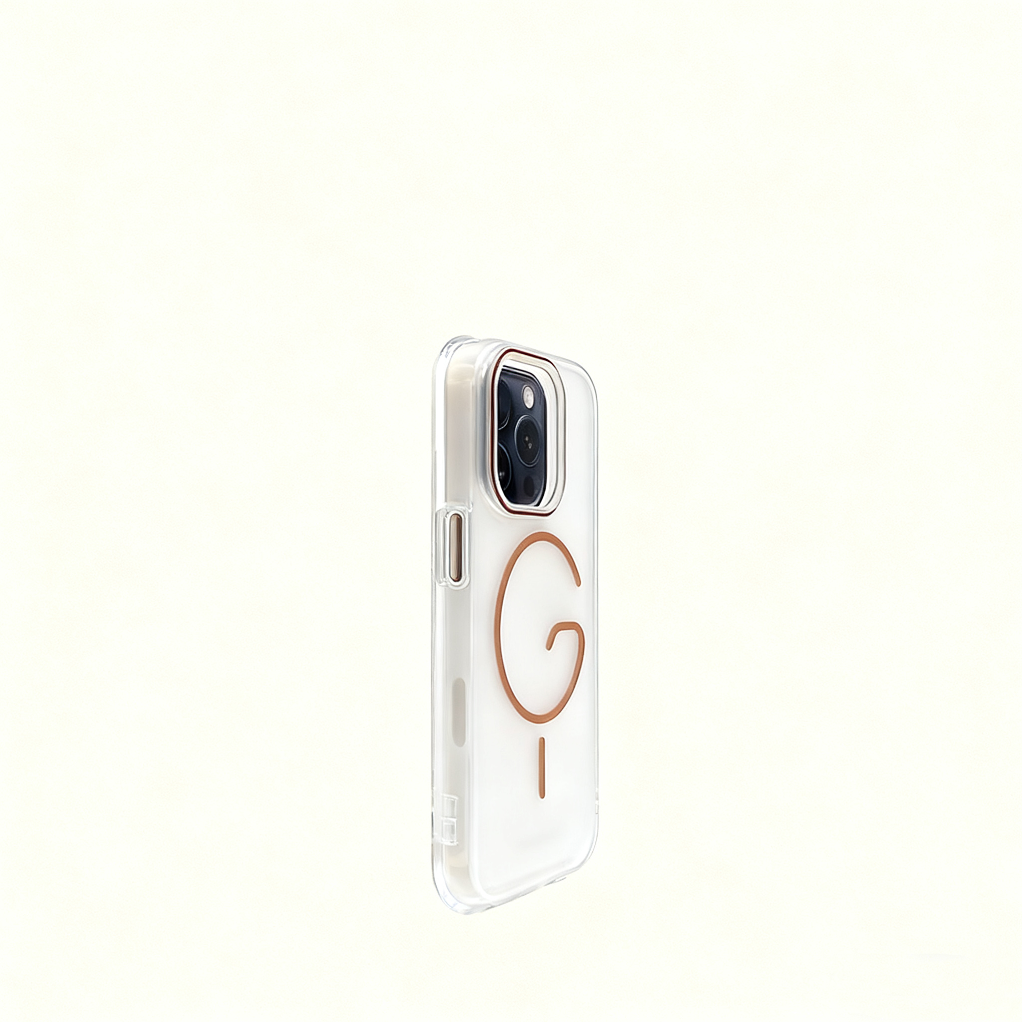 EDC iPhone 16 & 17 Case - Blue Matte with G-Shaped Magnet Creative New Design