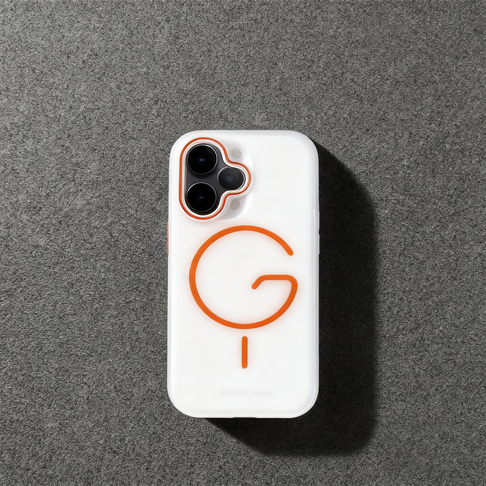 EDC iPhone 16 & 17 Case - Blue Matte with G-Shaped Magnet Creative New Design