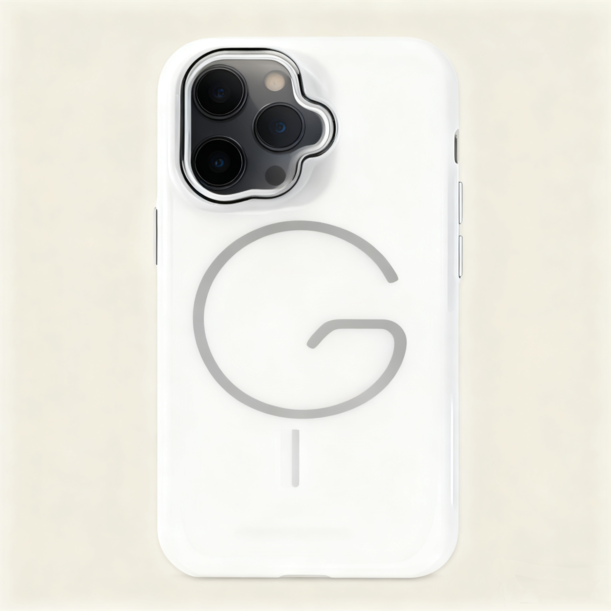 EDC iPhone 16 & 17 Case - Blue Matte with G-Shaped Magnet Creative New Design