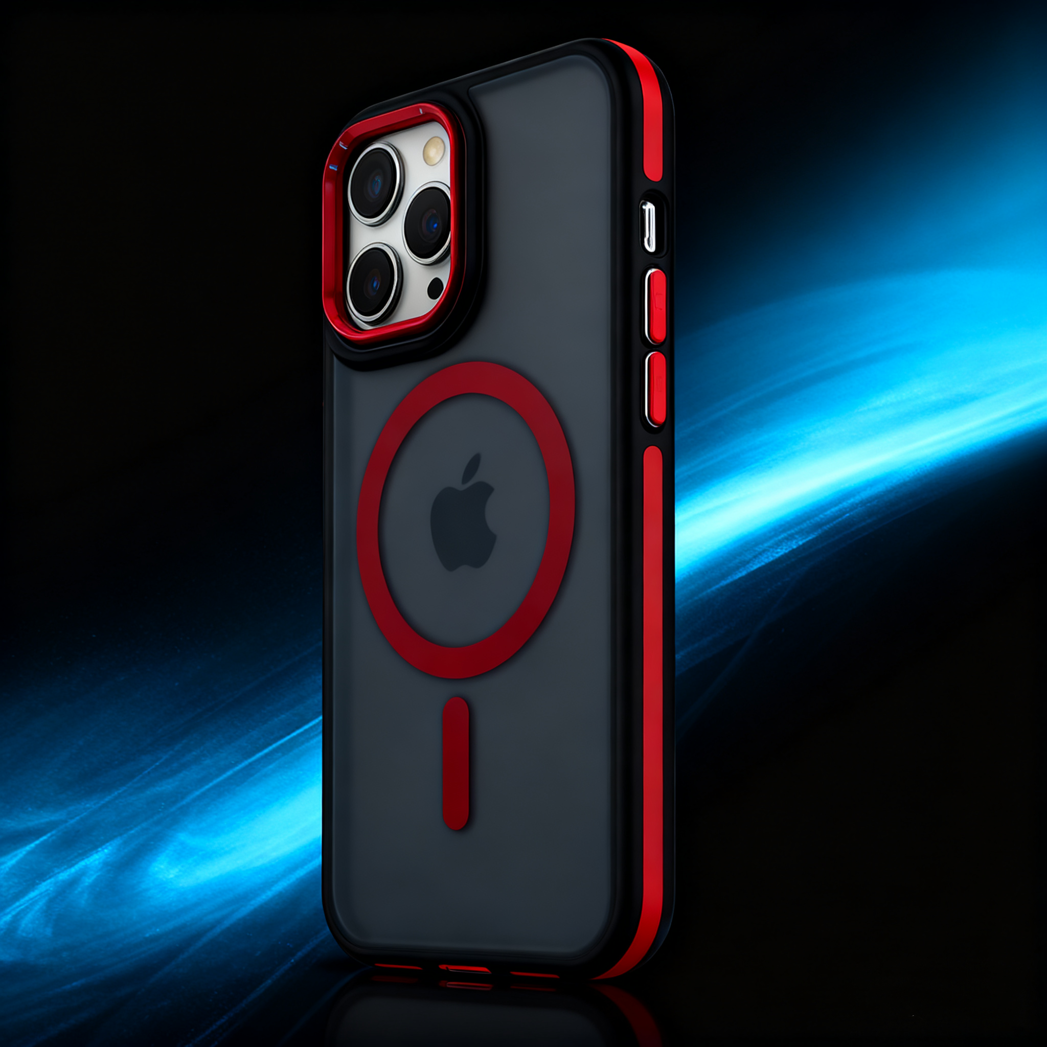 EDC iPhone 17 Case Dark Purple Phantom Skin-Friendly Silicone Cover with Lens Stand Full Camera Protection & 5G Compatible