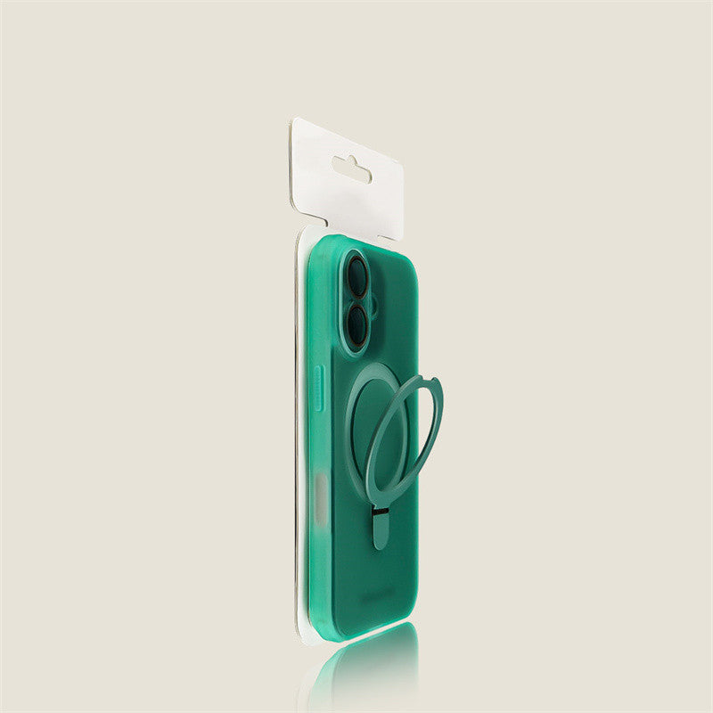 EDC iPhone 16/16 Pro Case - Green Tire Tread Grip Full Camera Protection 5G-Compatible Silicone