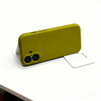 EDC iPhone 16/16 Pro/16 Pro Max Case - Cardamom Green Premium Liquid Silicone MagSafe Compatible with Full Camera Protection