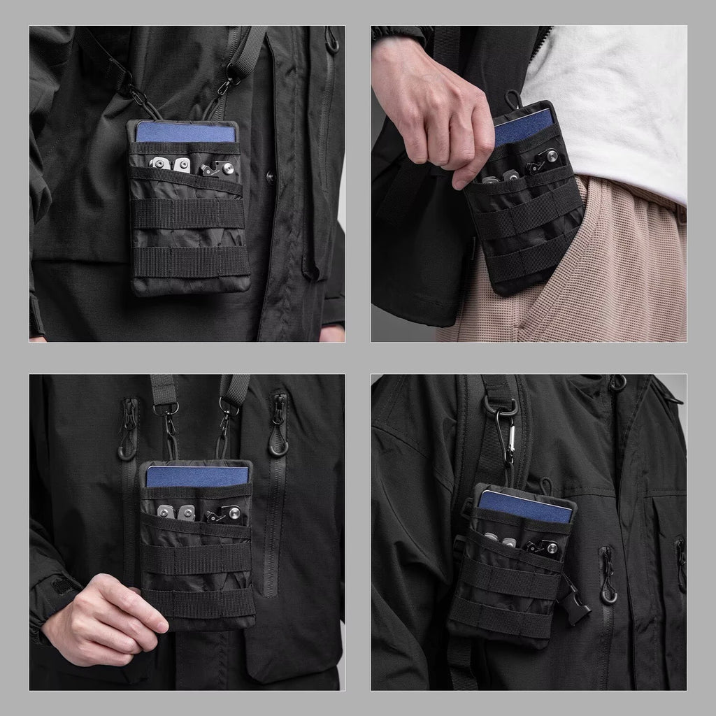 EDC Tactical Organizer Pouch | Compact Notebook & Tool Bag