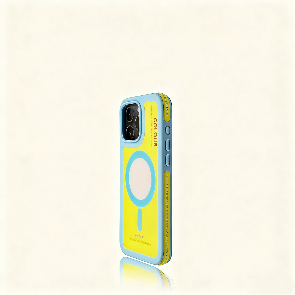 EDC iPhone 17 Case - Black Frame & Apple Green Shockproof New Dopamine Style with Fun English Prints