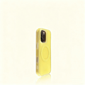 EDC Magnetic Phone Case for iPhone 14/15 - Lemon Yellow Shockproof Premium Slim Matte Soft Edge (Summer Style Case Only)