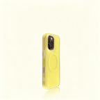 EDC Magnetic Phone Case for iPhone 14/15 - Lemon Yellow Shockproof Premium Slim Matte Soft Edge (Summer Style Case Only)