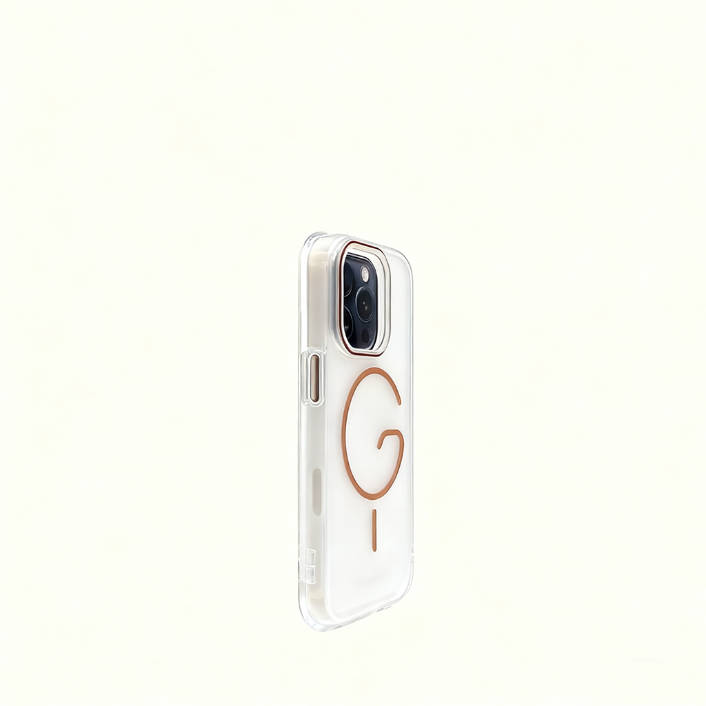 EDC iPhone 16 & 17 Case - Blue Matte with G-Shaped Magnet Creative New Design