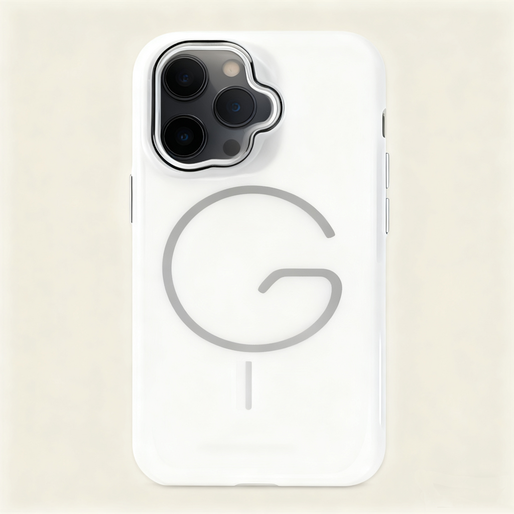 EDC iPhone 16 & 17 Case - Blue Matte with G-Shaped Magnet Creative New Design
