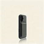 EDC Magnetic Card Holder for Apple iPhone 13 Series - Fits Yellowish Cream Large-Cut Cases 5G Signal Compatible
