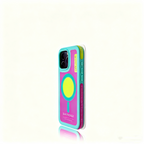 EDC iPhone 17 Case - Black Frame & Apple Green Shockproof New Dopamine Style with Fun English Prints