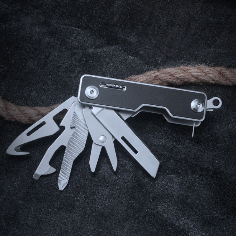 EDC Multi-Functional Folding Knife - Compact Outdoor Survival Tool for Men